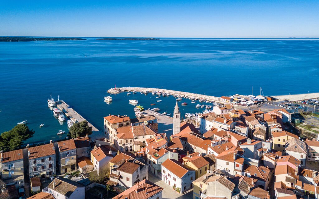 Fažana aerial view